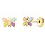 Pendientes de oro 18K en forma de libelula